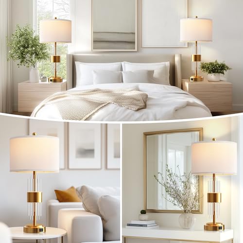 Gold Table Lamp Set of 2 (2 Count)