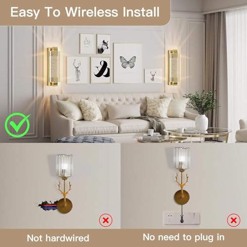 Battery Operated Wall Sconce