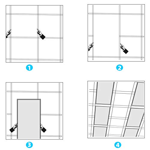 10 Pack 2x4 LED Flat Panel Light (10 Count)