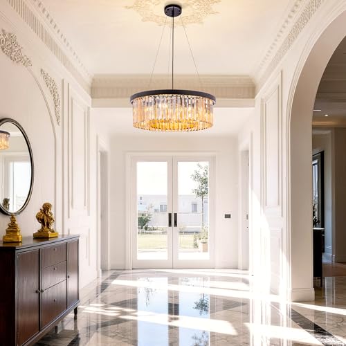 Crystal Chandeliers for Dining Room Amber Chandelier Light Fixture