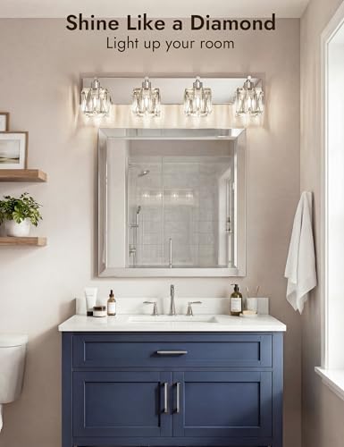 Chrome Bathroom Light Fixtures