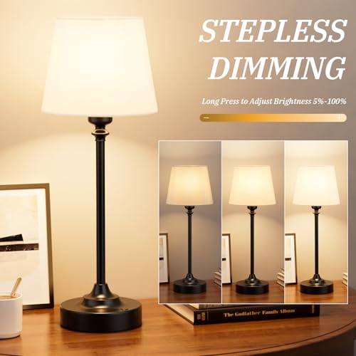 Cordless Table Lamps Rechargeable Set (2 Count)