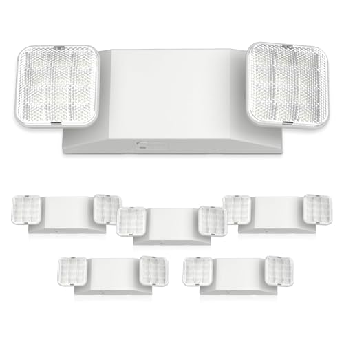 6 Pack Emergency Lights for Business (6 Count)