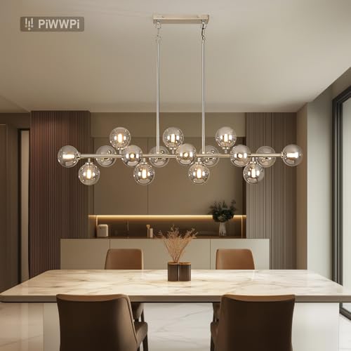 55" Long Chandeliers for Dining Room Kitchen Island