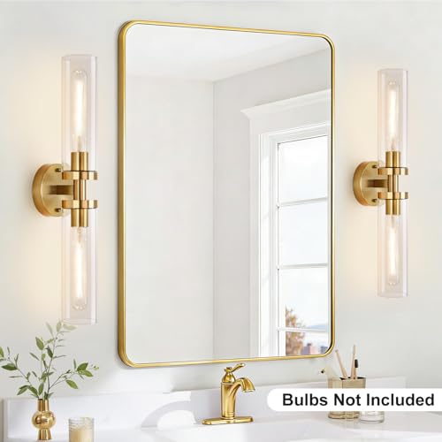 Brushed Gold Wall Sconces