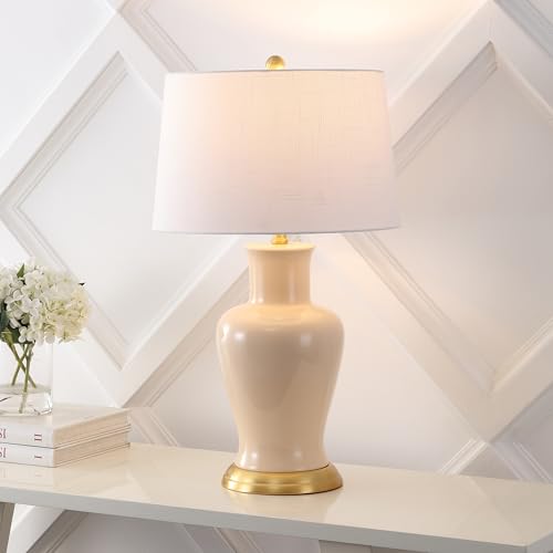 Julian Classic Ceramic Urn Metal LED Table Lamp 29"