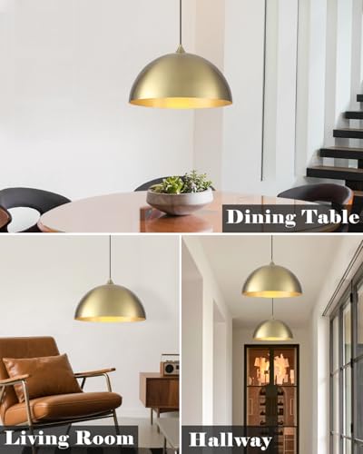 Gold Pendant Lights Kitchen Island (2 Count)
