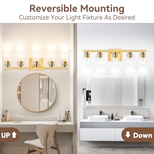 5 Light Bathroom Light Fixtures