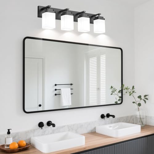 Matte Black Bathroom Light Fixtures