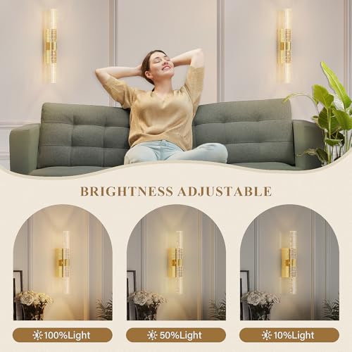 Battery Operated Wall Sconces Set of 2