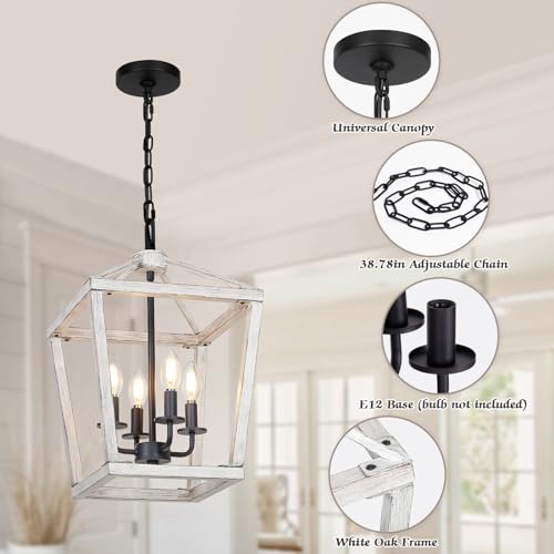 4 Light Rustic Chandelier