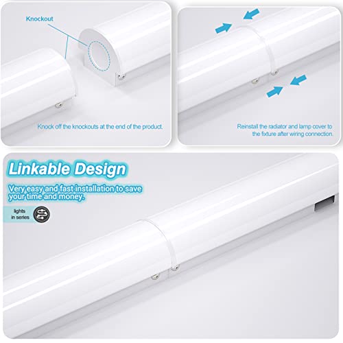 8FT LED Shop Lights 110W Strip Lights [6 (6 Count)