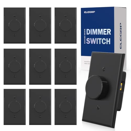Rotating Dimmer Switch for Dimmable LED (10 Count)