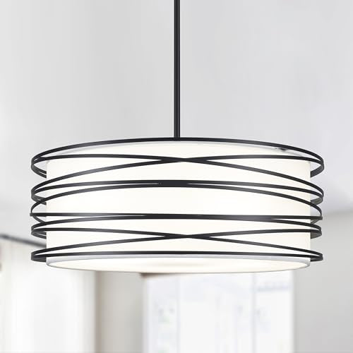 19.7" Black Pendant Light 5