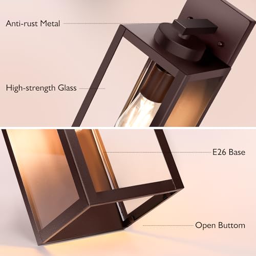 15” Large Outdoor Wall Light Fixture