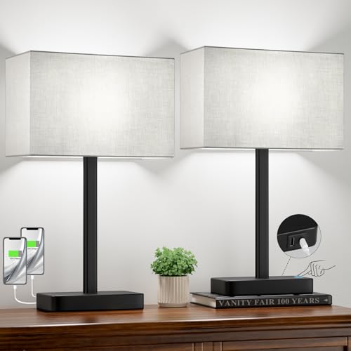 Touch Lamps for Bedroom (2 Count)