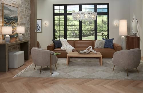 Leisa 65 1 2" Tall Sand Finish Modern Floor Lamp Living Room