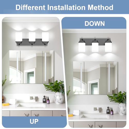 Matte Black Bathroom Light Fixtures
