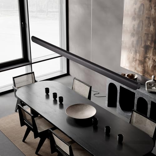 47inch Wood LED Linear Pendant Light