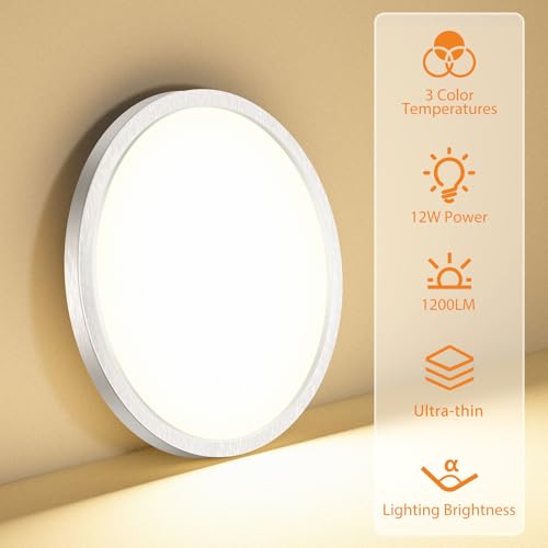 1PACK LED Flush Mount Ceiling Light Fixture