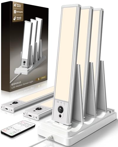 5 Pack Under Cabinet Lighting with Charging Station (5 Count)