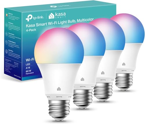 Kasa Multicolor Dimmable Wi (4 Count)