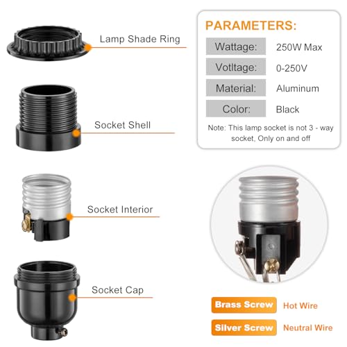 Keyless Socket Replacement with Shade Ring