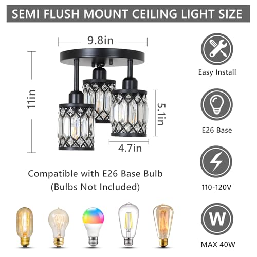 Semi Flush Mount Ceiling Light