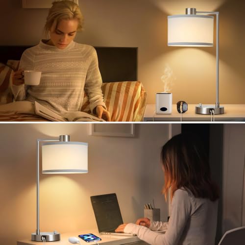Silver Table Lamp Set of 2