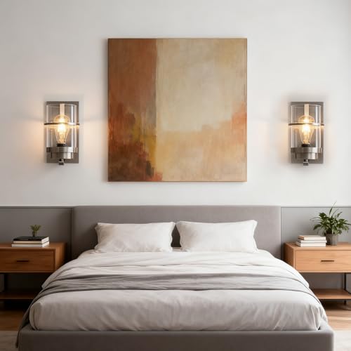 Brushed Nickel Modern Wall Sconces