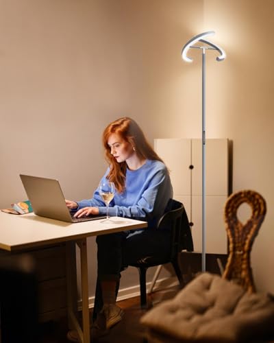 Silver Floor Lamps for Living Room