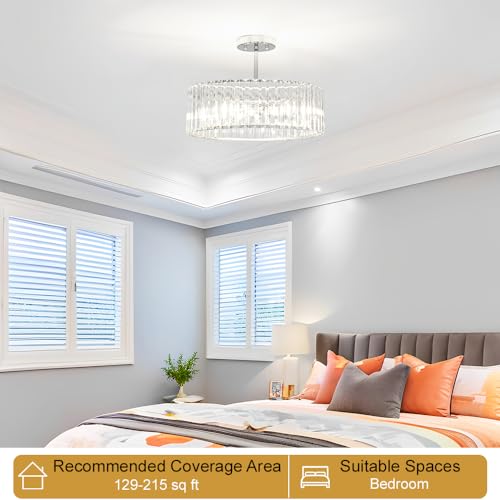 Modern Crystal Ceiling Light Fixture