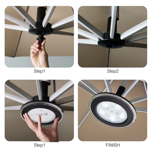 LED Patio Umbrella Lights with Remote