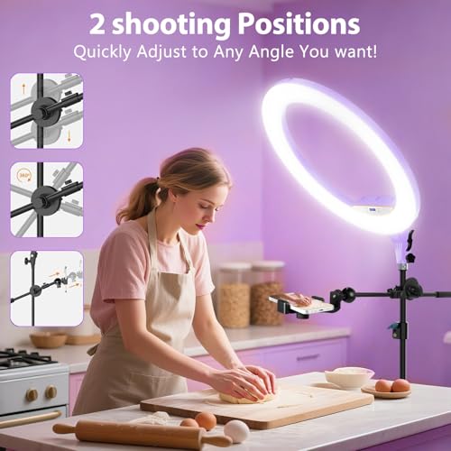 Professional 22" Ring Light with Stand