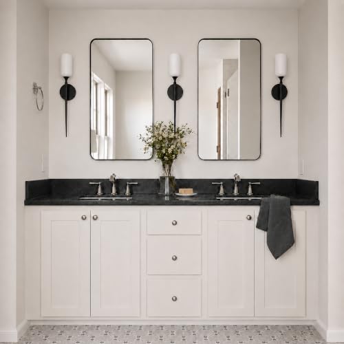 Natural Alabaster Wall Sconce Marble Bathroom Vanity Light