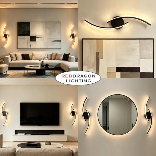Peel and Stick Rechargeable Wall Sconces with Crystal Light Effect Set of 2