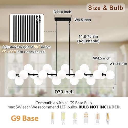 Modern Linear Chandelier 22