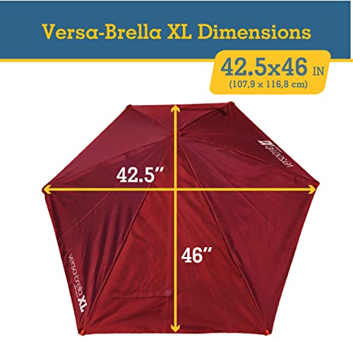 Versa Brella SPF 50+ Adjustable Umbrella with Universal Clamp
