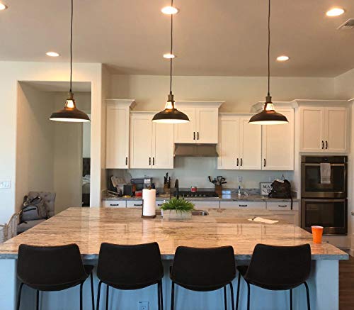 Farmhouse Barn Pendant Light Black 1