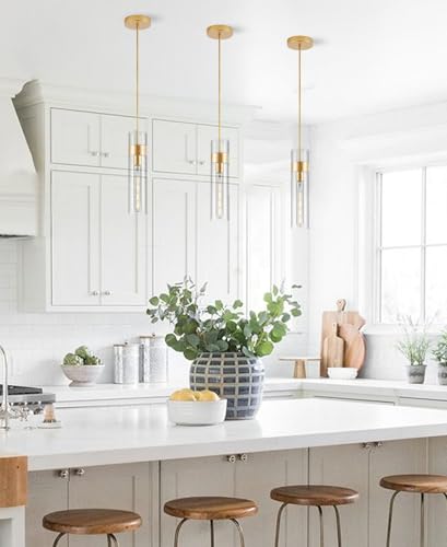 Gold Pendant Lights Kitchen Island