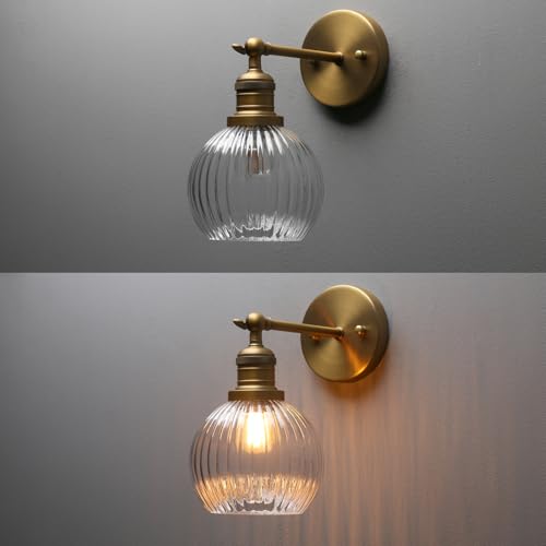 Antique Brass Wall Sconces