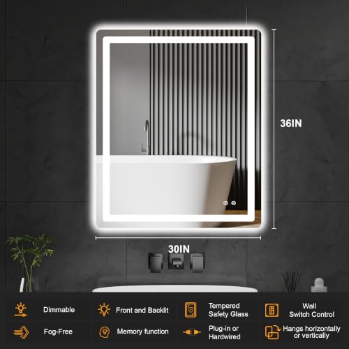 LED Bathroom Vanity Mirror with Lights