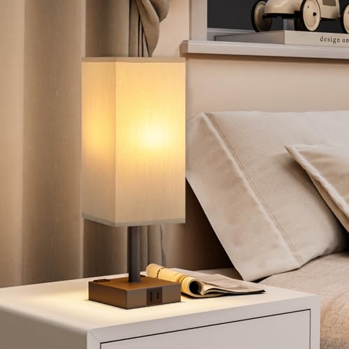 Grey Touch Table Lamp for Bedroom