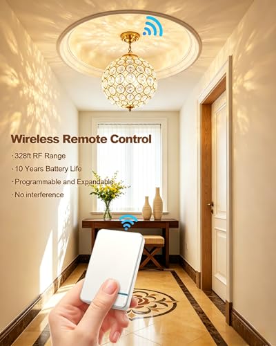Wireless Light Switch and Receiver Kit