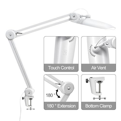 20" LED Desk Lamp with Clamp