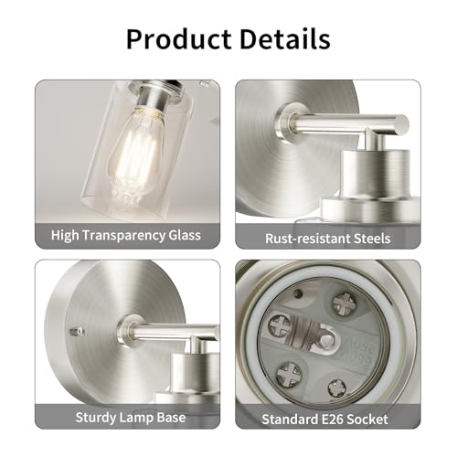 Brushed Nickel Wall Light