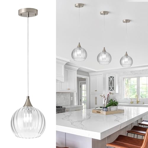 Brushed Nickel Pendant Lights Kitchen Island