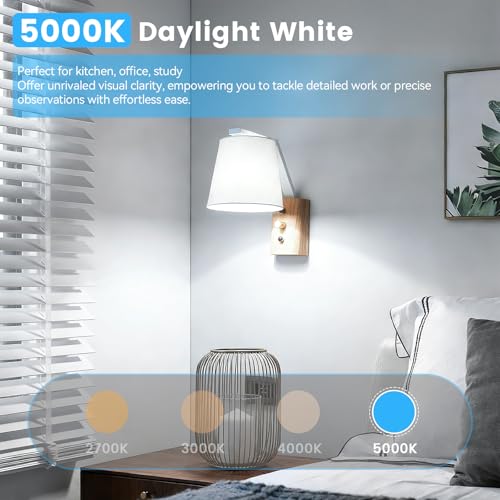 A19 LED Light Bulbs Dimmable (8 Count)