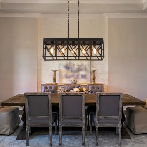Rustic Farmhouse Metal Kitchen Island Lighting