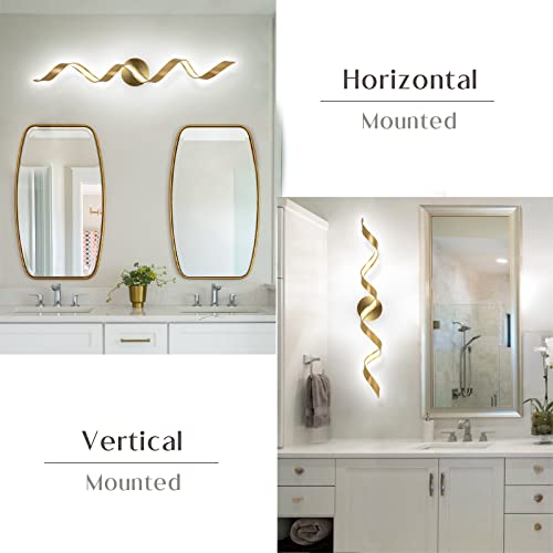 Dimmable Modern LED Bathroom Vanity Light 32 inch